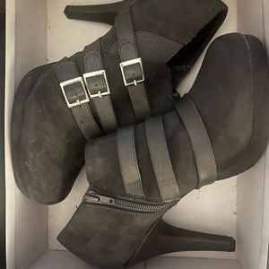 🆕 Fergie Grey High Heel Bootie